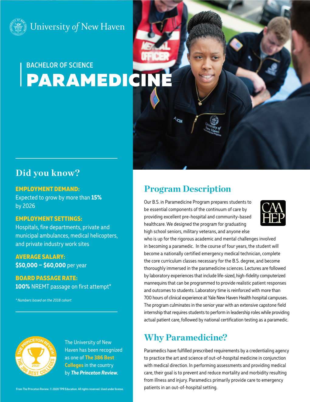 Paramedicine, B.S