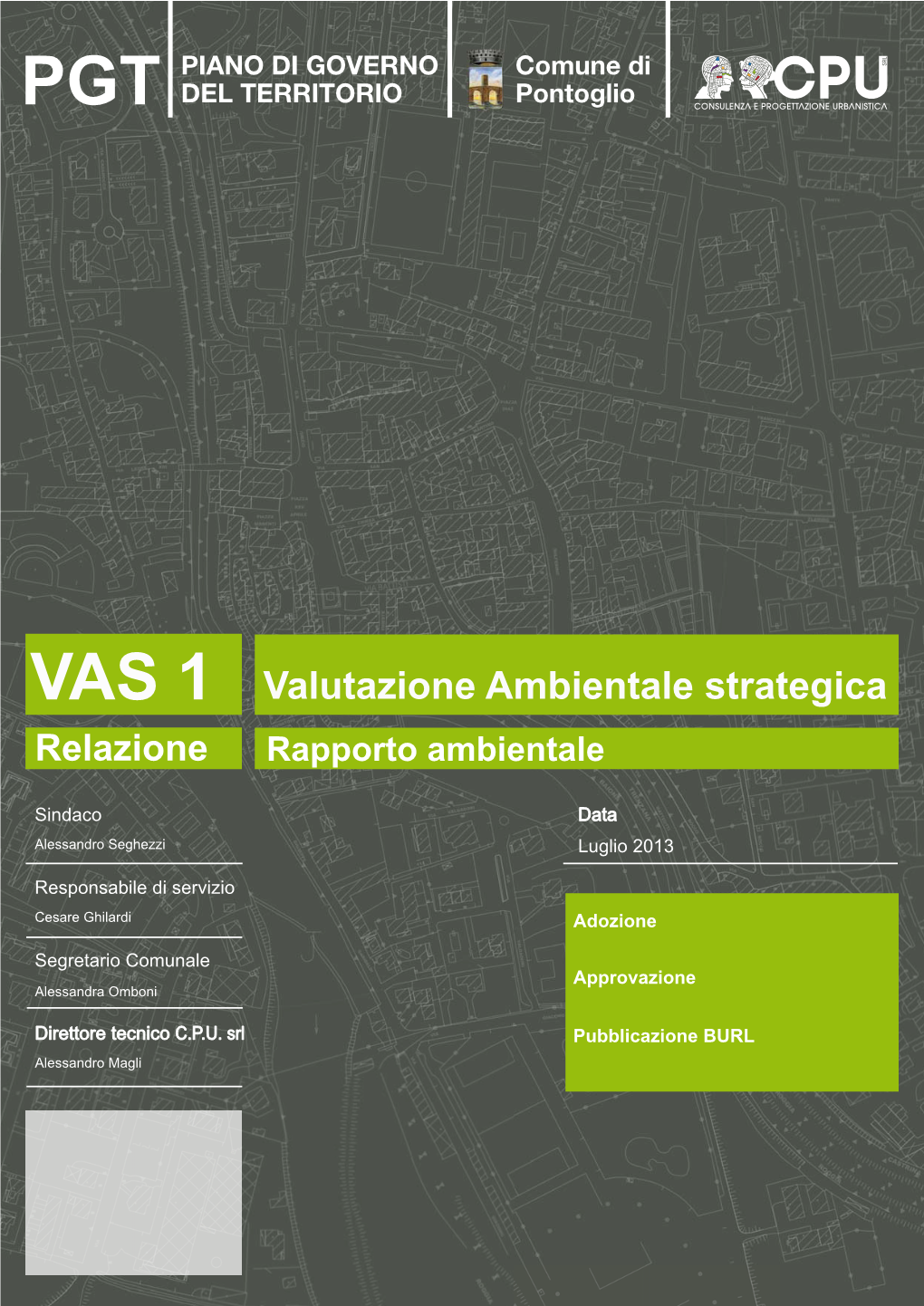 Valutazione Ambientale Strategica Relazione Rapporto Ambientale