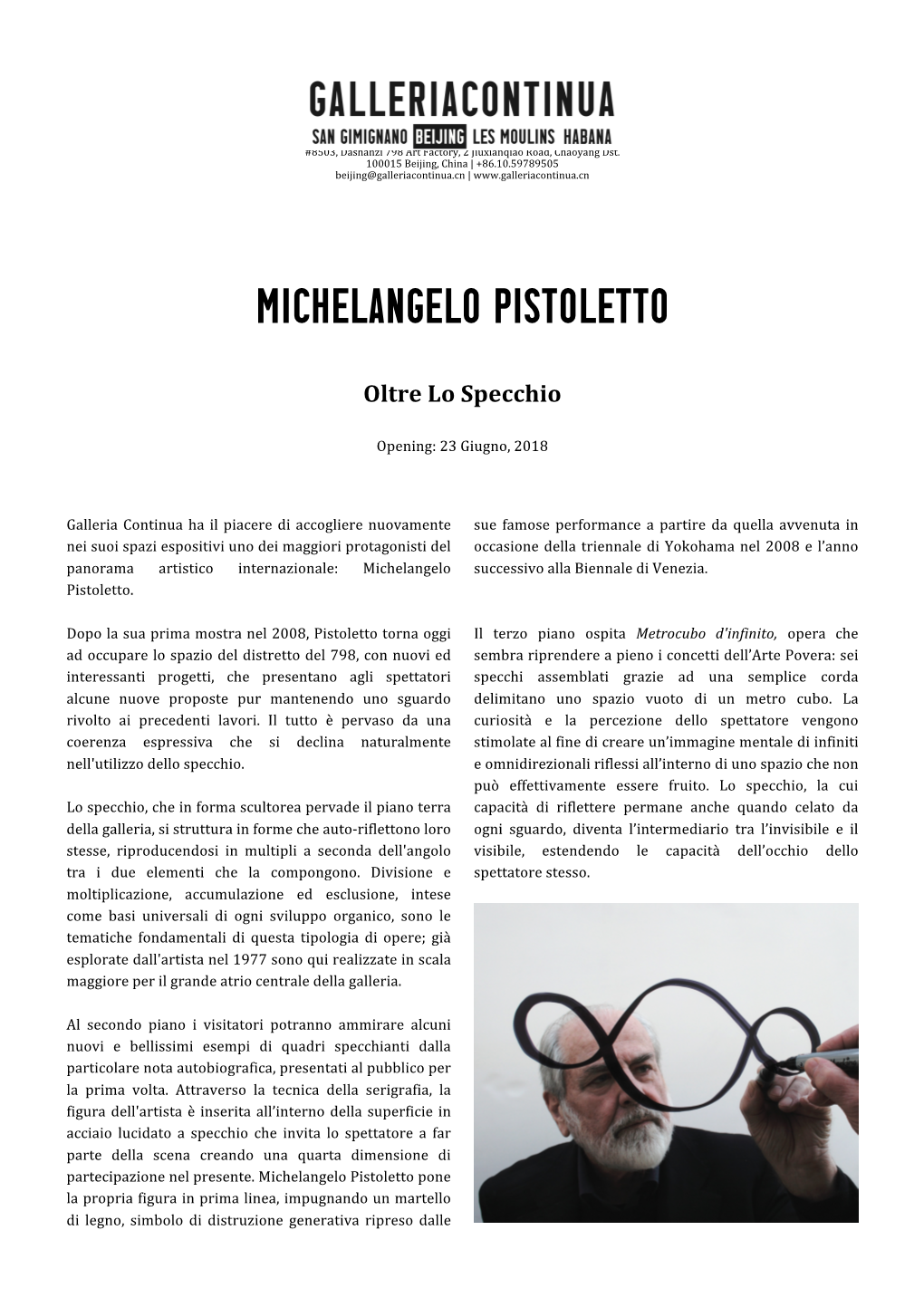 Michelangelo Pistoletto