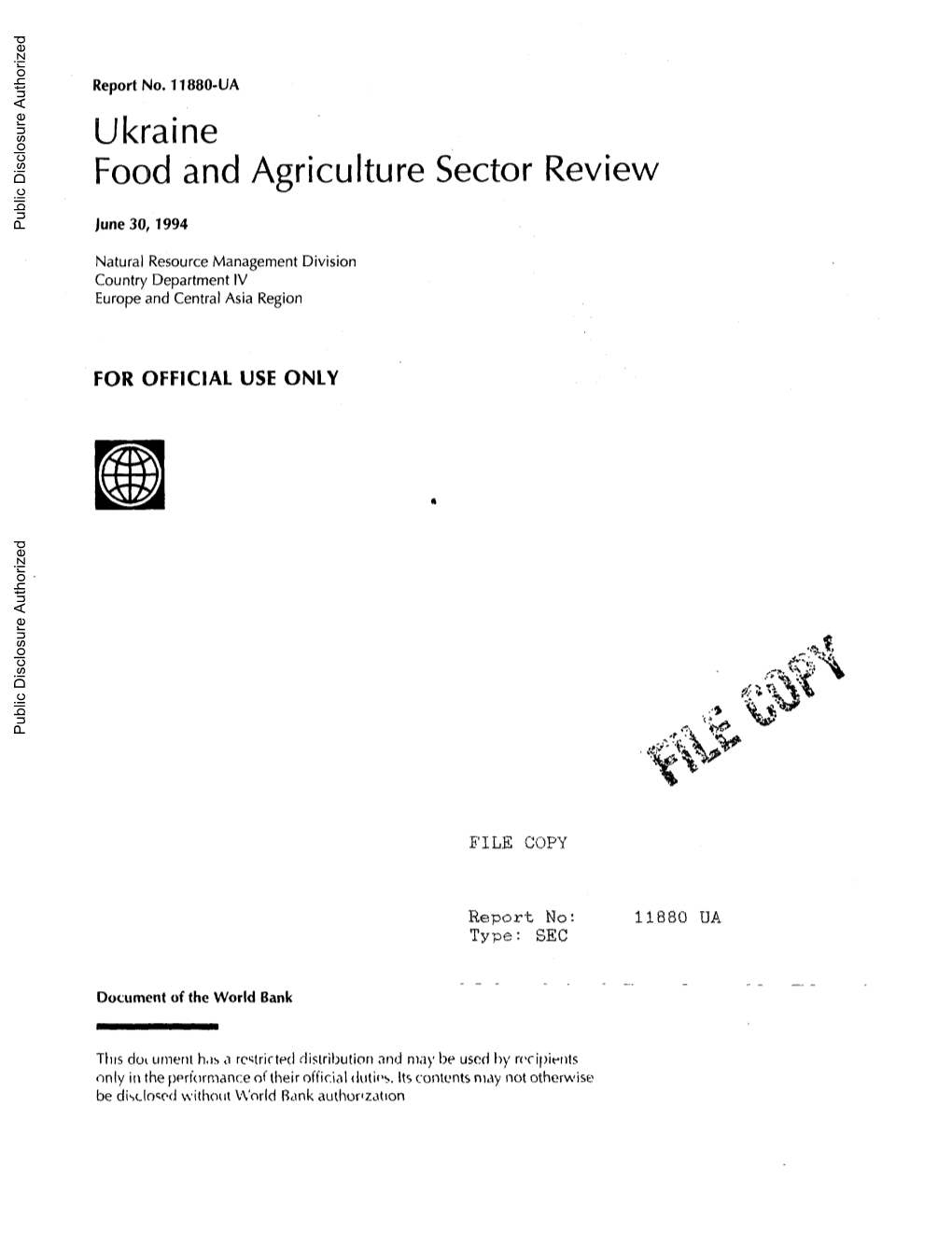 World Bank Document