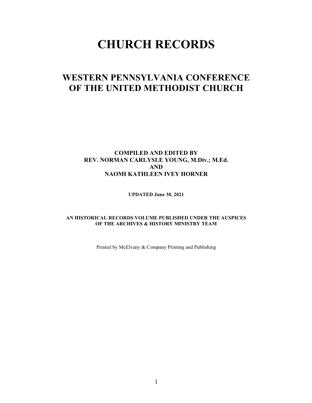 Western Pennsylvania Conference of the United Methodist Church