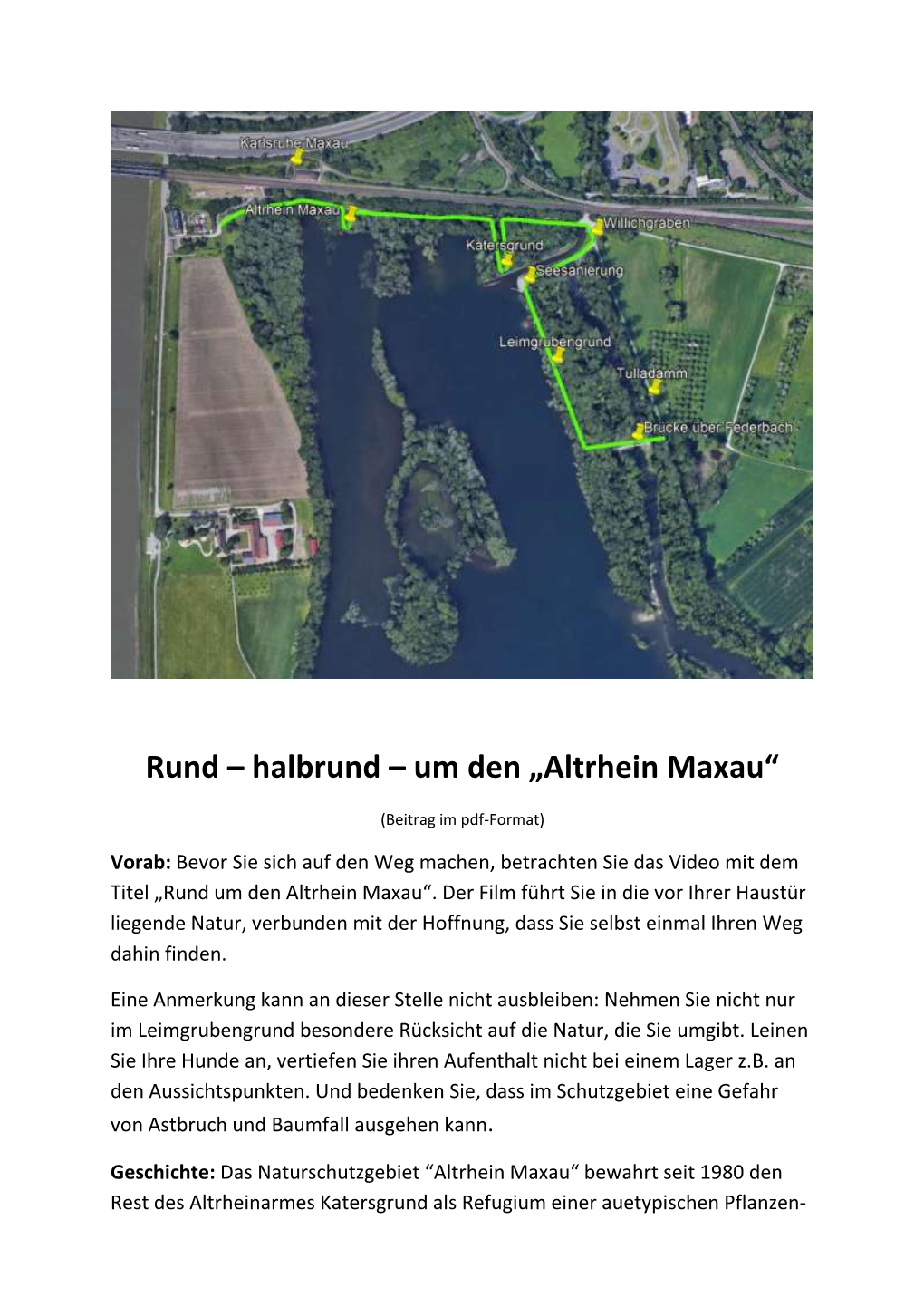 Altrhein Maxau“
