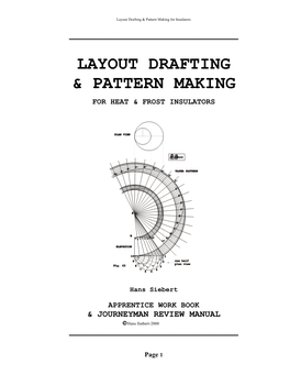 Layout Drafting & Pattern Making