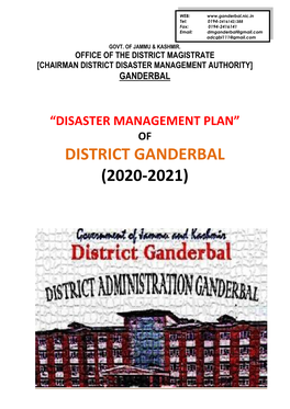 District Ganderbal (2020-2021)