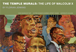 The Temple Murals: the Life of Malcolm X by Florian Jenkins