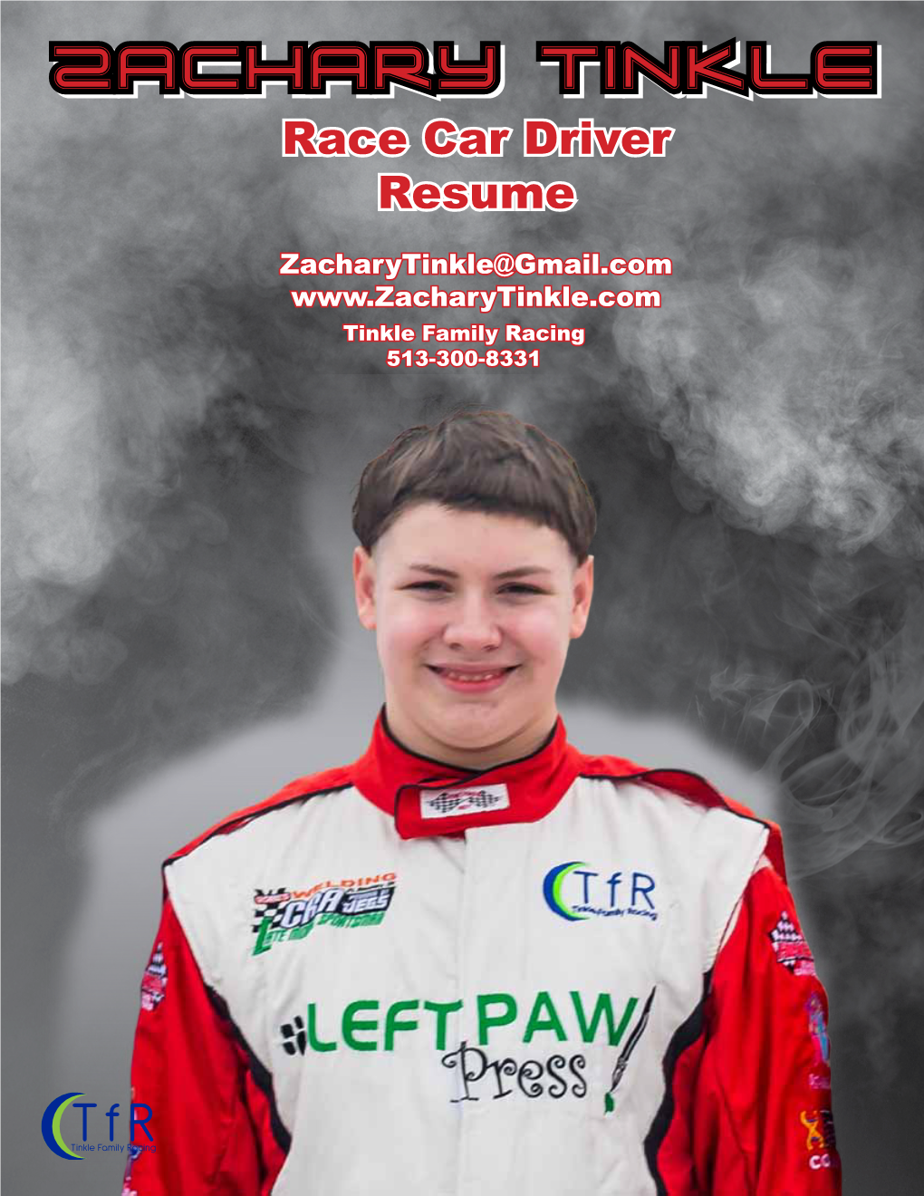 Zachary Tinkletinkle Race Car Driver Resume