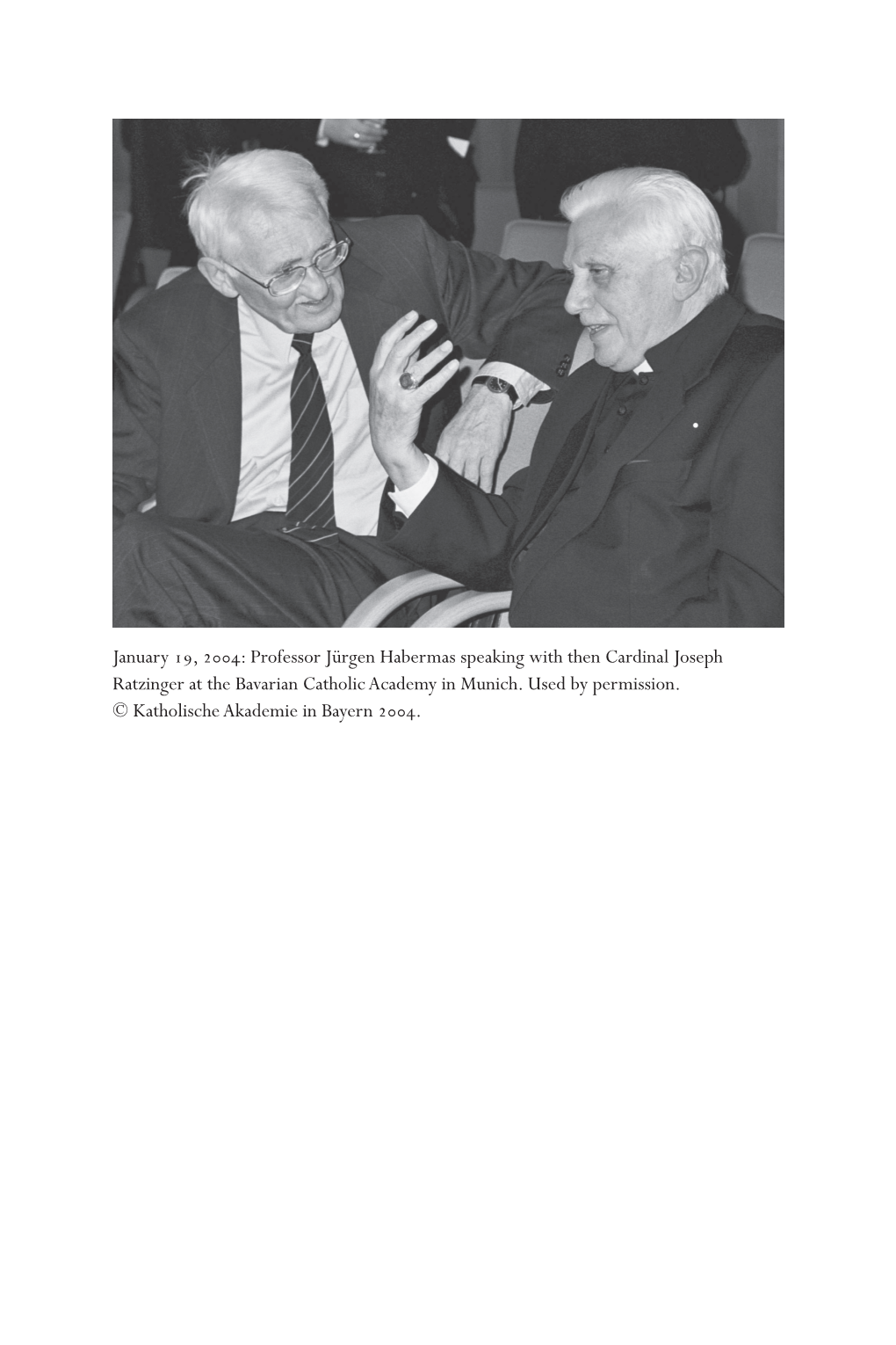 A Philosophical Dialog Between Joseph Ratzinger and Jürgen Habermas