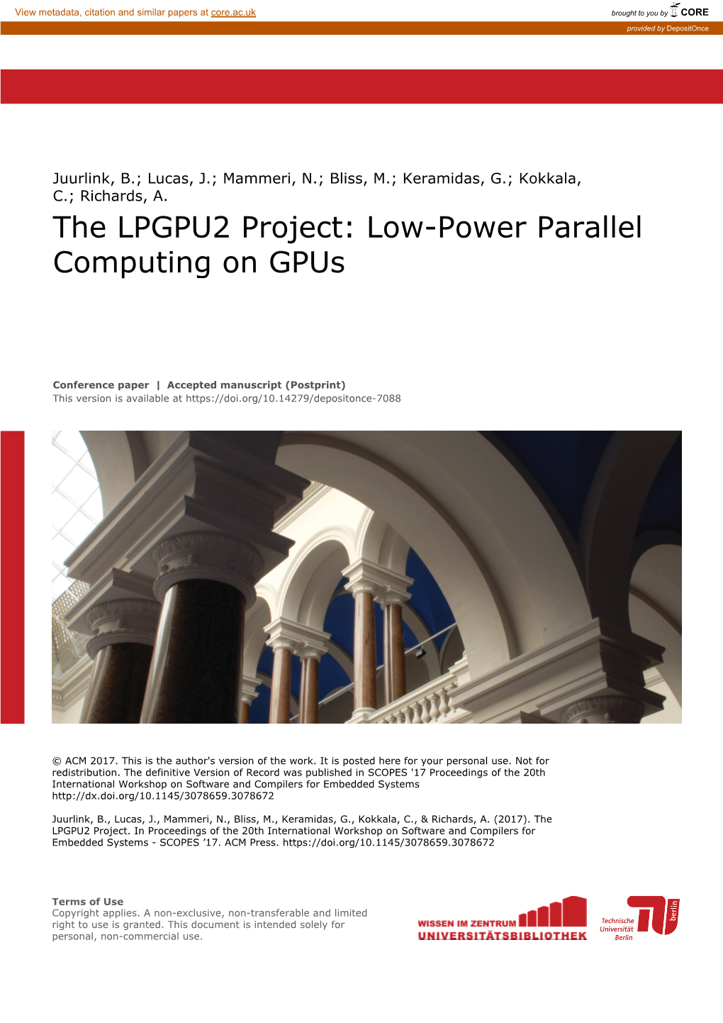 The LPGPU2 Project: Low-Power Parallel Computing on Gpus