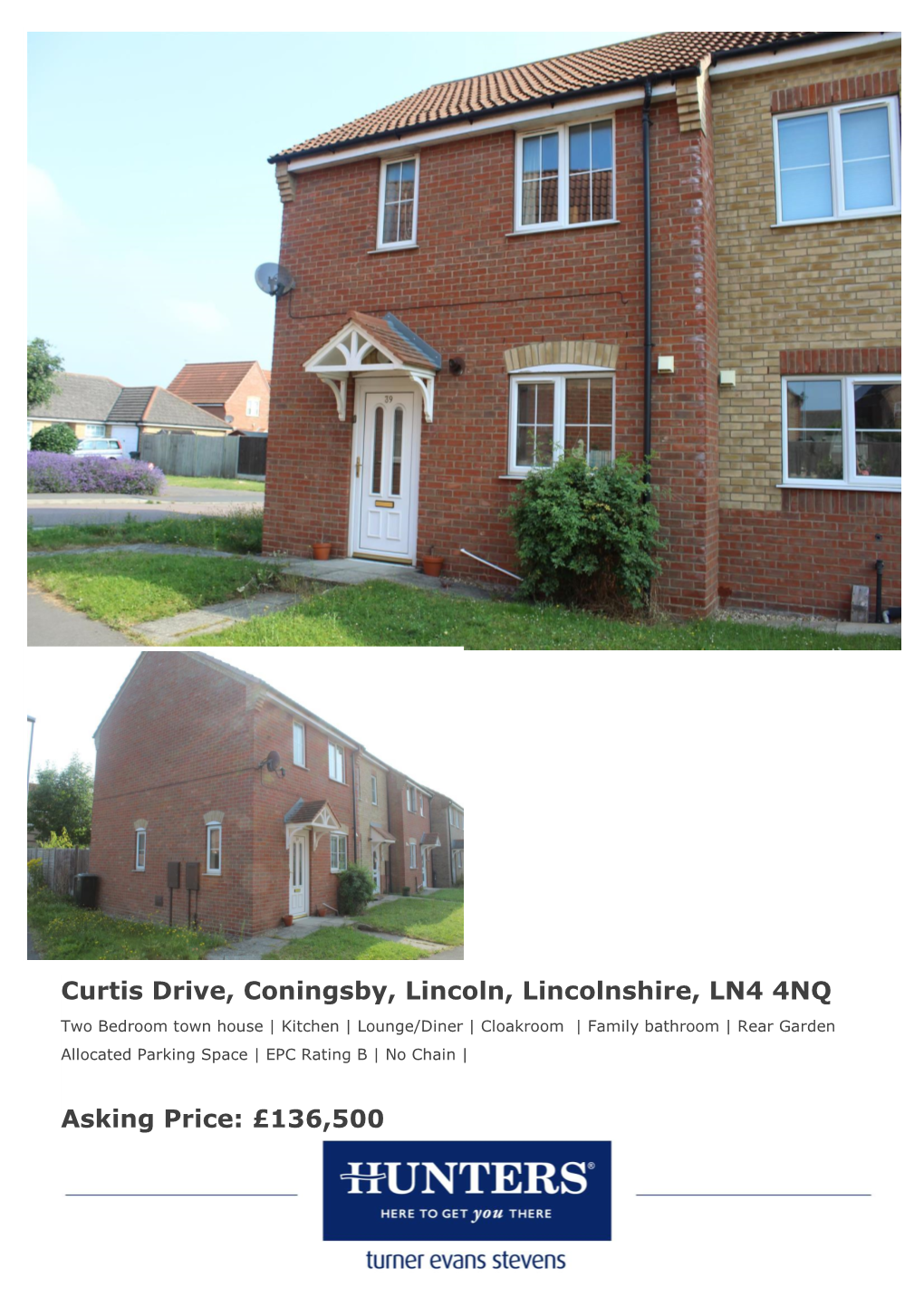 Curtis Drive, Coningsby, Lincoln, Lincolnshire, LN4 4NQ