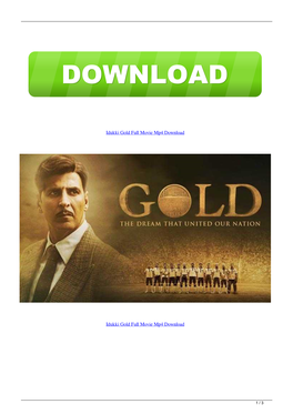 Idukki Gold Full Movie Mp4 Download