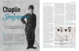 One of History's Greatest Comic Actors, Charlie Chaplin, Stops Over In