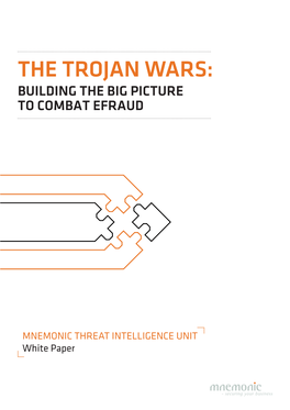 The Trojan Wars: Building the Big Picture to Combat Efraud