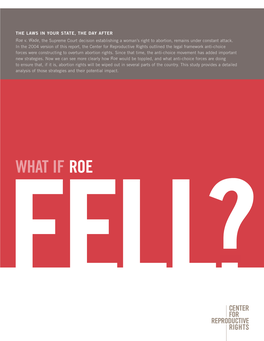 What If Roe Fell?