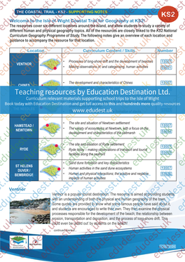Welcome to the Isle of Wight Coastal Trail for Geography at KS2! 107 561