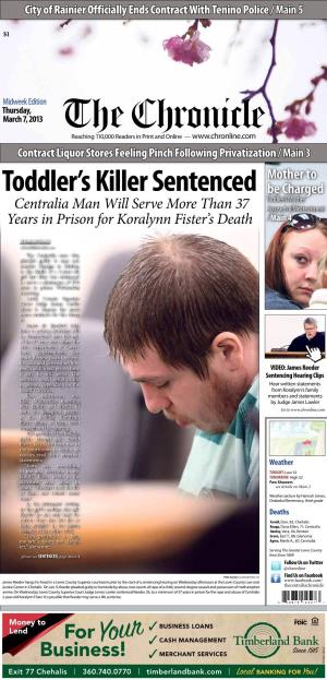 Toddler's Killer Sentenced