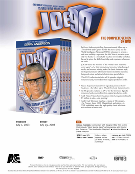 Joe 90 DVD SS