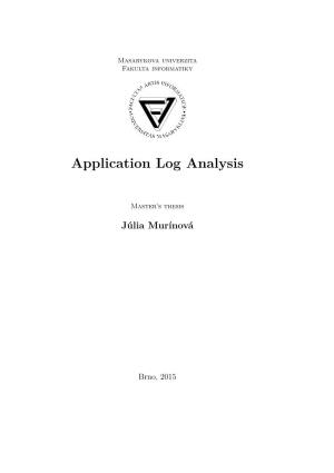 Application Log Analysis