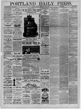 Portland Daily Press: April 01,1882