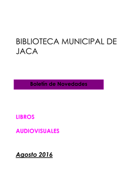 Biblioteca Municipal De Jaca
