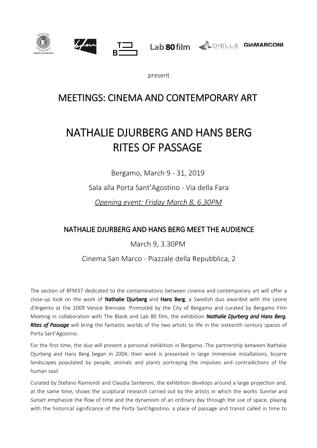 Nathalie Djurberg and Hans Berg Rites of Passage