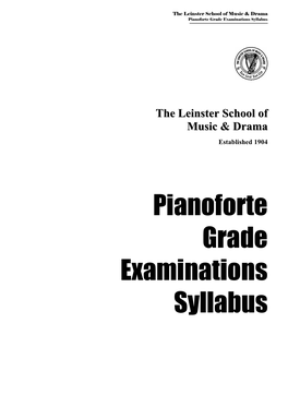 Piano Syllabus