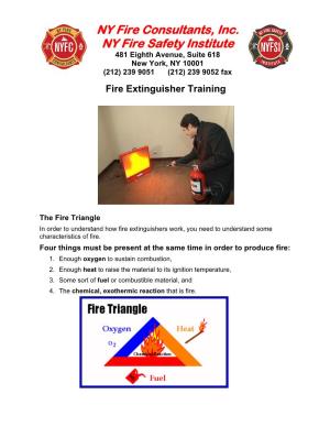 Fire Extinguisher Booklet