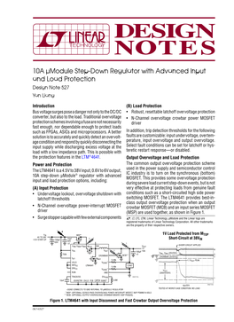 DN527 F01a PGM 1 10Nf IOVRETRY OVLO FCB LATCH SGND+ 5.6M