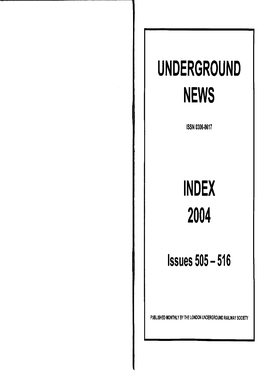 Underground News Index 2004