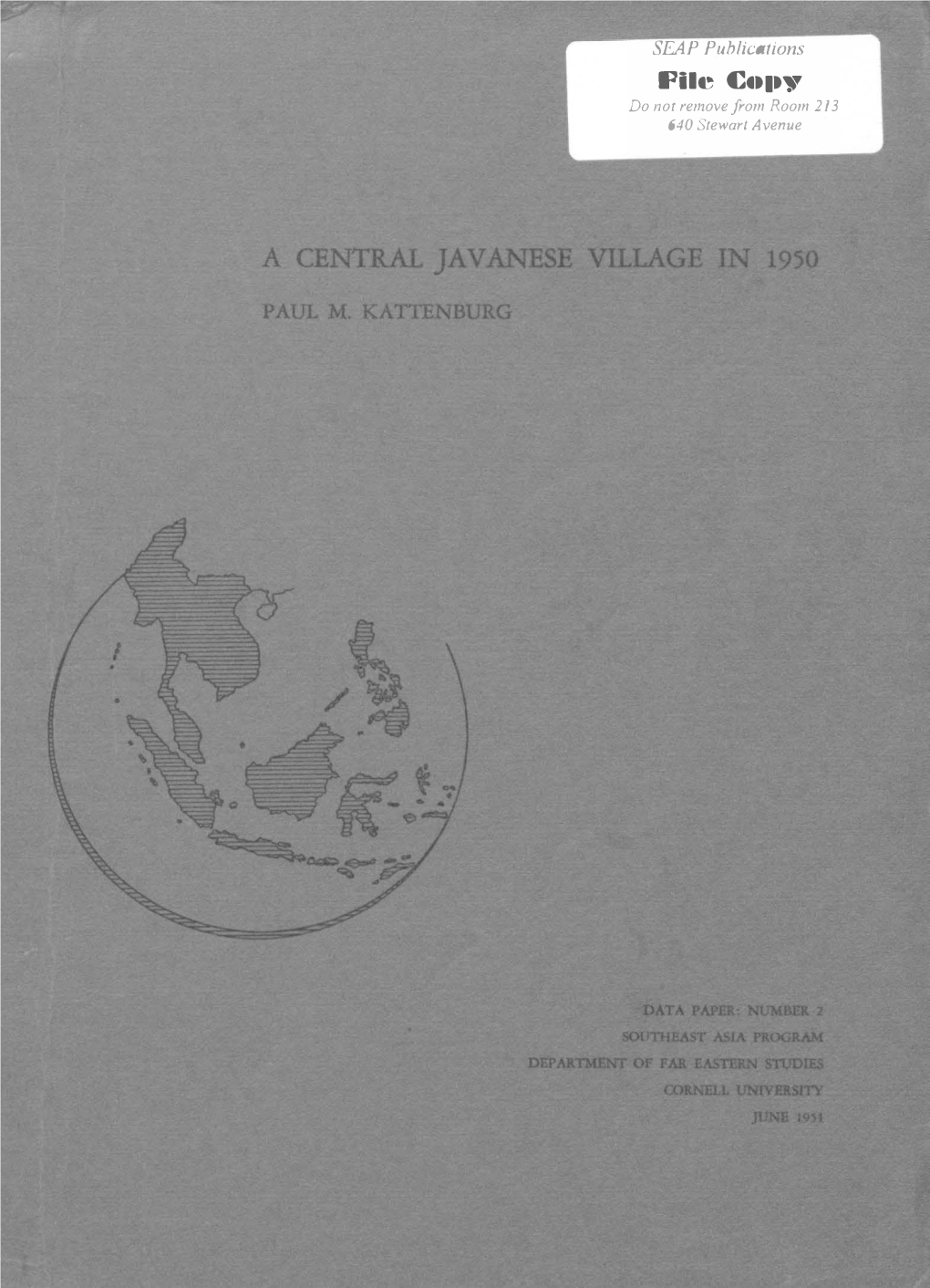 A Central Javanese Village in 1950