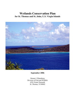 Wetlands Conservation Plan for St