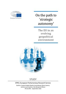 On the Path to 'Strategic Autonomy'