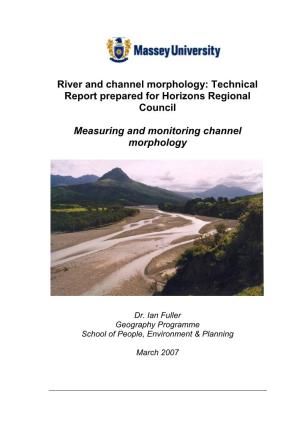 Horizons River and Channel Morphology Report Version3