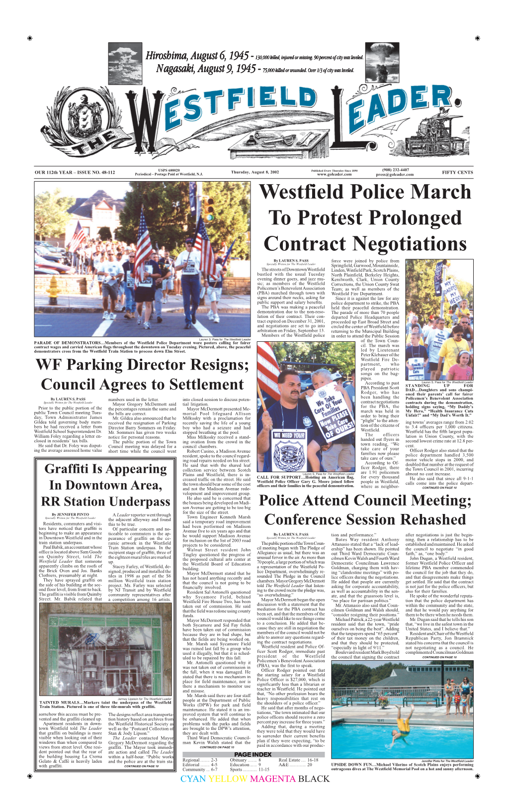 Westfield Police March to Protest Prolonged Contract Negotiations by LAUREN S