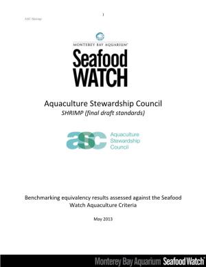 Seafood Watch Aquaculture Criteria