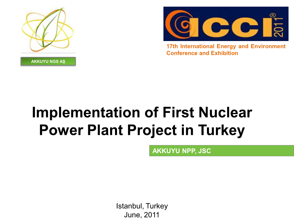 Akkuyu Nuclear Power Plant – Tailor Made JSC