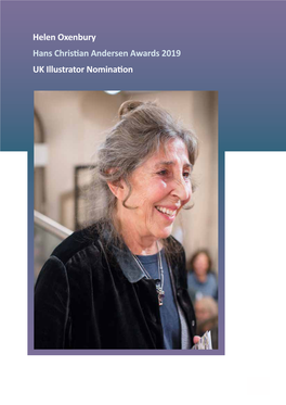 Helen Oxenbury Hans Christian Andersen Awards 2019 UK Illustrator Nomination