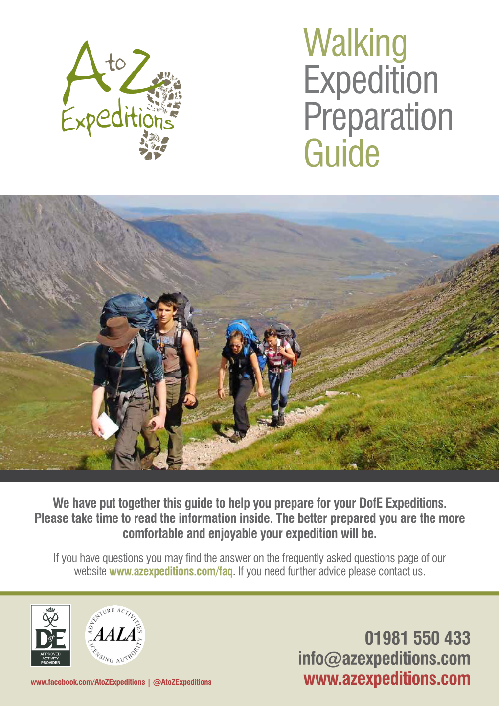 Walking Expedition Preparation Guide