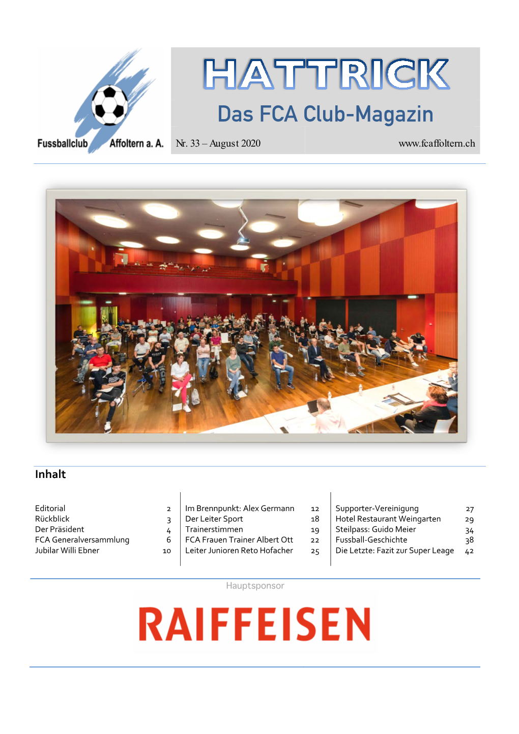 Das FCA Club-Magazin