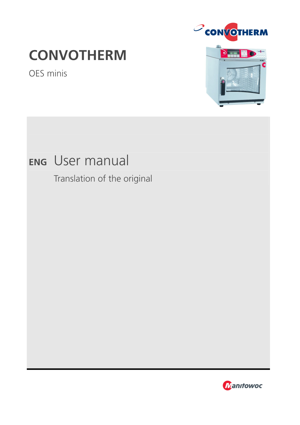 CONVOTHERM ENG User Manual