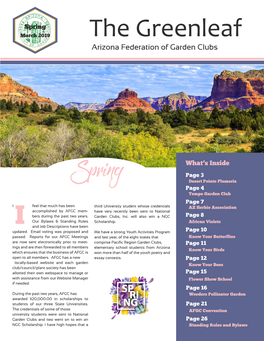 The Greenleaf Arizona Federation of Garden Clubs