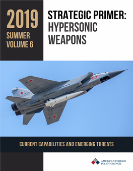 2019 Hypersonic Weapons