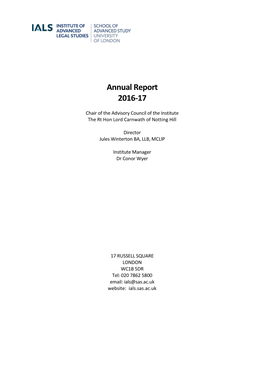 Annual Report 2016-17