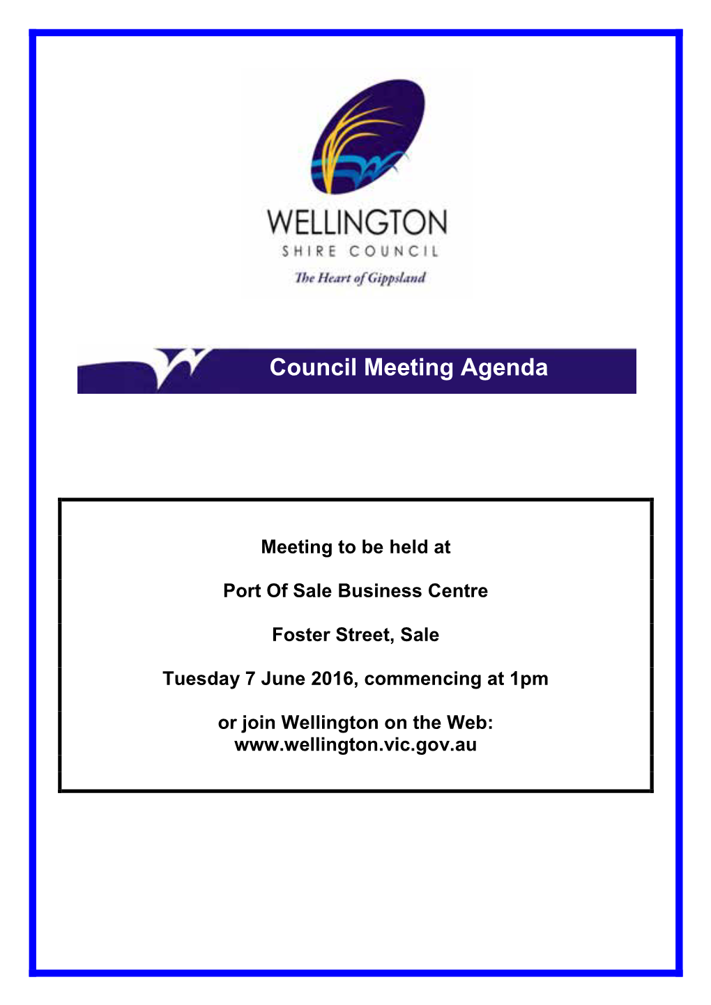 Council Meeting Information