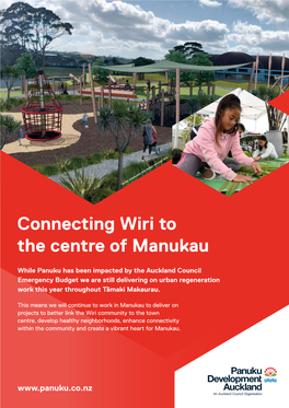 Connecting Wiri to the Centre of Manukau
