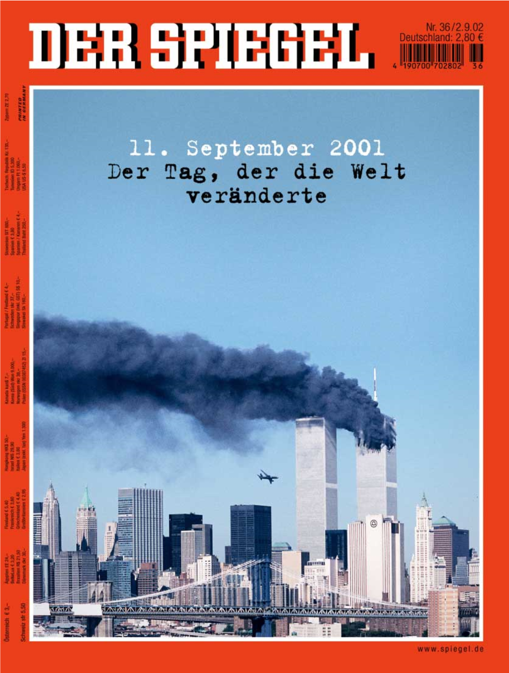 DER SPIEGEL Jahrgang 2002 Heft 36