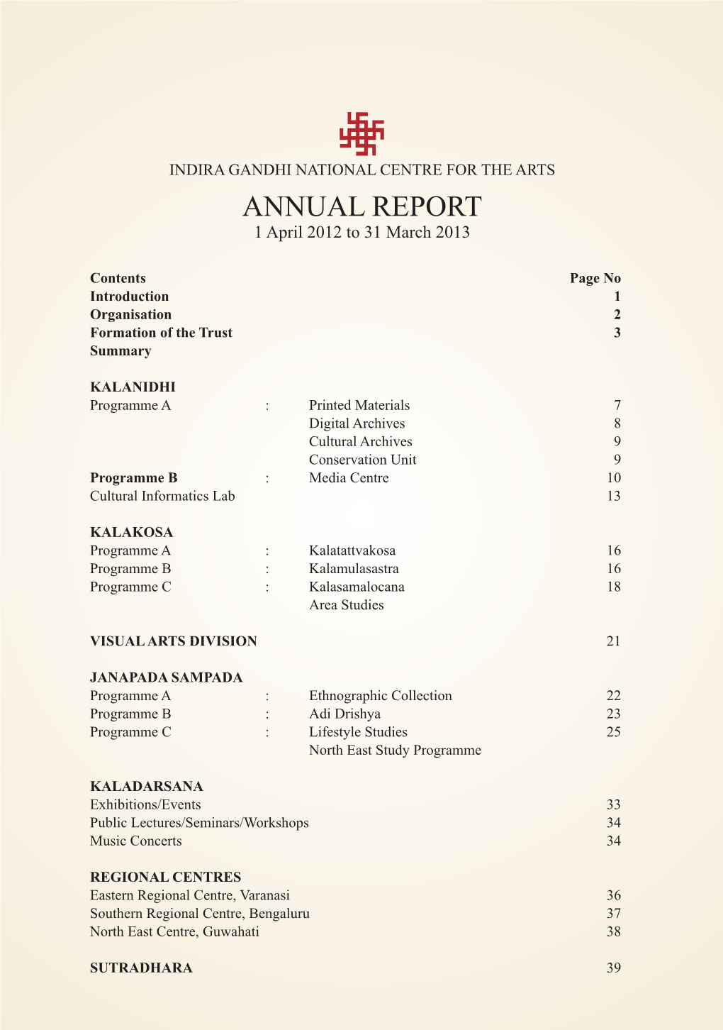 Annual Report Cover