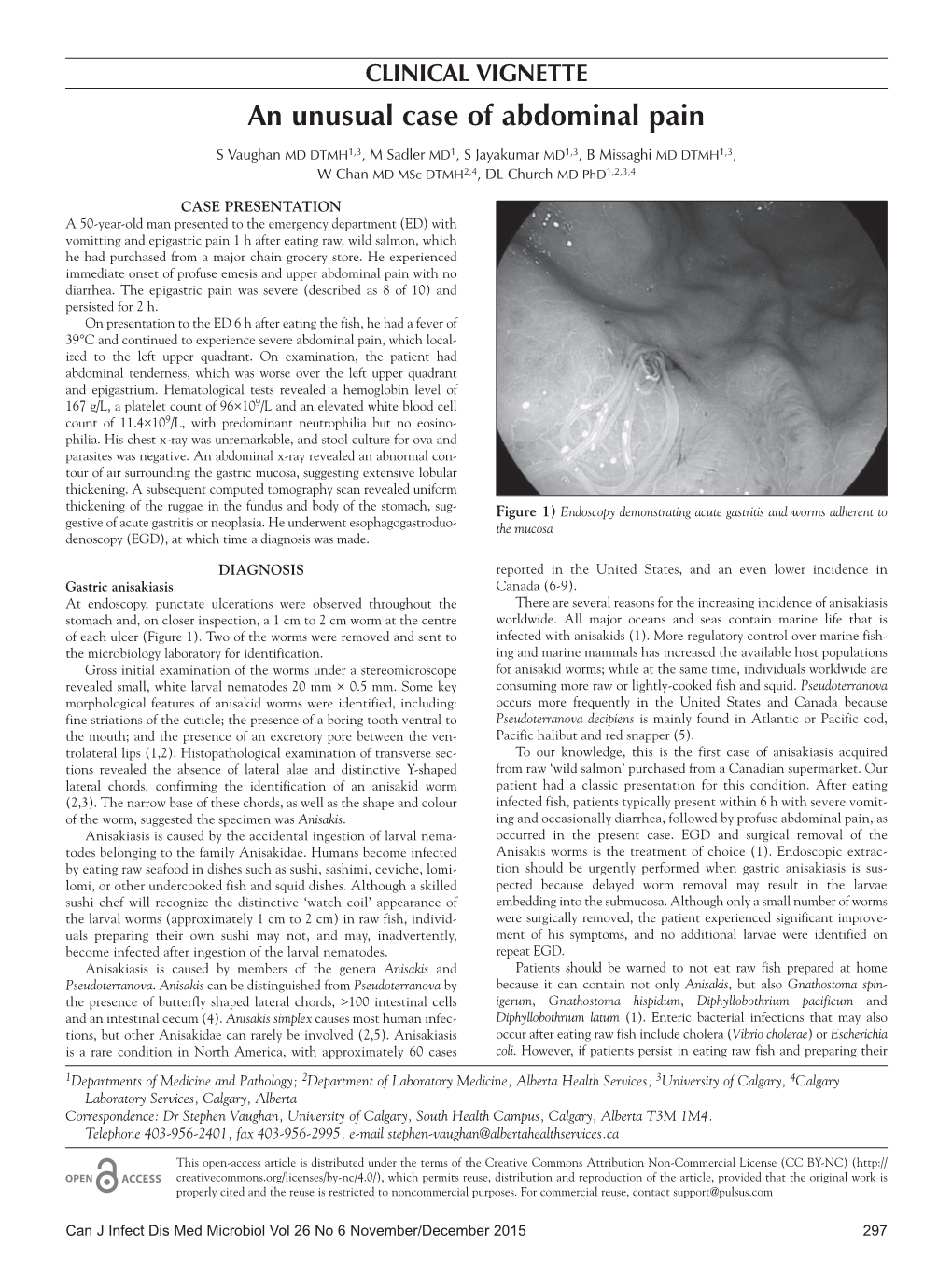 An Unusual Case of Abdominal Pain