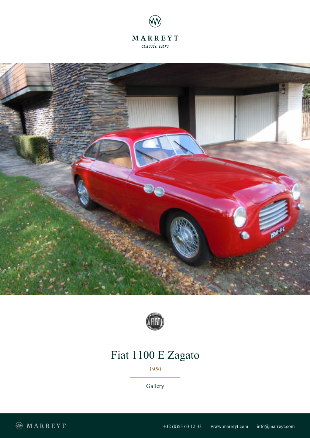 Fiat 1100 E Zagato 1950