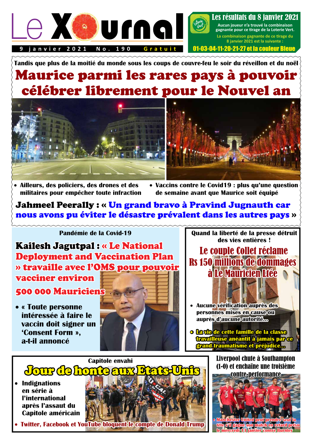 Maurice Parmi Les Rares Pays À Pouvoir Célébrer Librement Pour Le Nouvel An