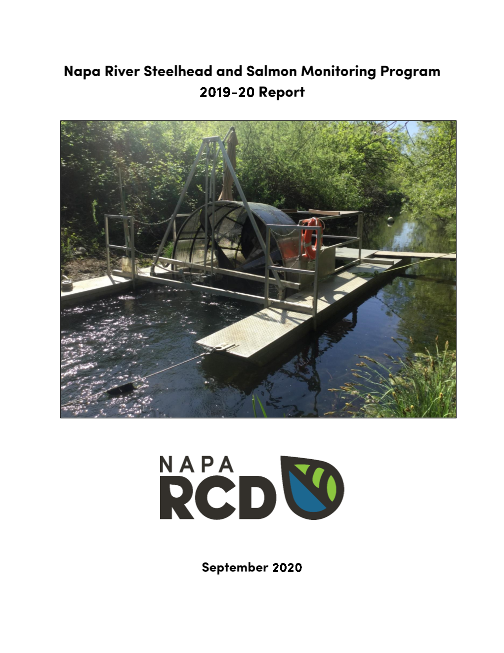 2019-2020 Napa River Fish Monitoring Report